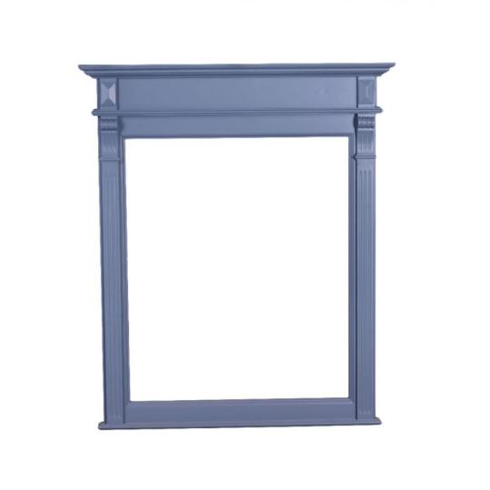 stlpovo malovany modry praskany vintage rustikalny masivne drevo kupelni nabytok zrkadlo mediteransky country vintage malovany dekoracny.jpg